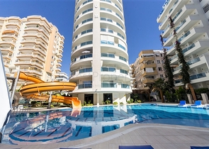 اطلالة بحر - شقق ضمن مجمع فاخر - في مهموتلار / الانيا 