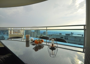 اطلالة بحر - شقق ضمن مجمع فاخر - في مهموتلار / الانيا 