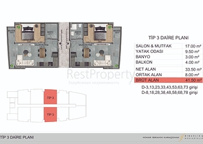 اغتنم الفرصة - اسعار منافسة وبالتقسيط - شقق ضمن مجمع قيد الانشاء / افسلار / الانيا 