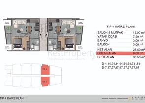 اغتنم الفرصة - اسعار منافسة وبالتقسيط - شقق ضمن مجمع قيد الانشاء / افسلار / الانيا 