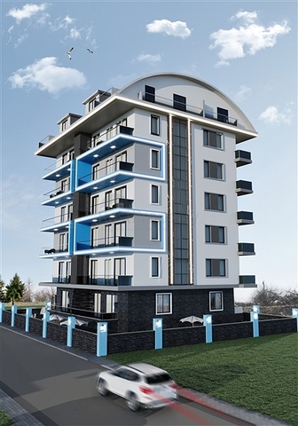 شقق بالاقساط - ضمن مجمع سكني قيد الانشاء - في منطقة حيوية - مهموتلار / الانيا 