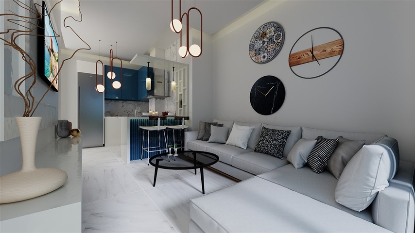 شقق بالاقساط - ضمن مجمع سكني قيد الانشاء - في منطقة حيوية - مهموتلار / الانيا 