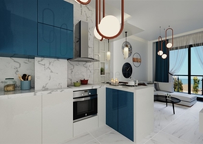 شقق بالاقساط - ضمن مجمع سكني قيد الانشاء - في منطقة حيوية - مهموتلار / الانيا 