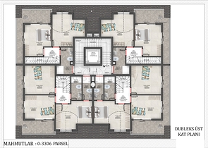شقق بالاقساط - ضمن مجمع سكني قيد الانشاء - في منطقة حيوية - مهموتلار / الانيا 