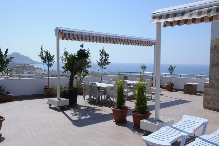 قريب من البحر والخدمات -استديو مفروش - ضمن مجمع سكني - في مهموتلار / الانيا 