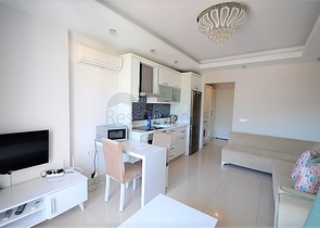 قريب من البحر والخدمات -استديو مفروش - ضمن مجمع سكني - في مهموتلار / الانيا 