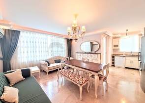 سعر مناسب - شقة 2 غرفة وصالة - مفروشة -اطلالة خضراء - في مهموتلار / الانيا 