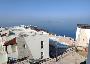 اطلالة بحر - شقة غرفة وصالة - في بودروم 