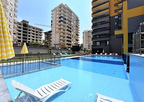 شقة 3 غرف وصالة - مطبخ مغلق - ضمن مجمع يضم كافة الخدمات - في مهموتلار / الانيا 