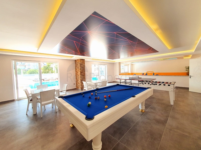 شقة غرفة وصالة -مؤثثة - ضمن مجمع سكني جديد - في مهموتلار / الانيا 