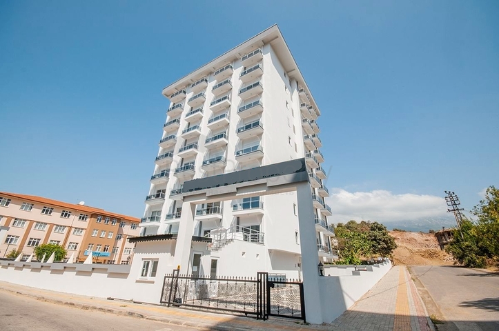 شقة غرفة وصالة -مؤثثة - ضمن مجمع سكني جديد - في مهموتلار / الانيا 