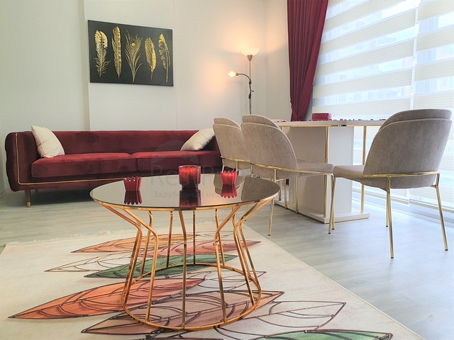 شقة غرفة وصالة -مؤثثة - ضمن مجمع سكني جديد - في مهموتلار / الانيا 