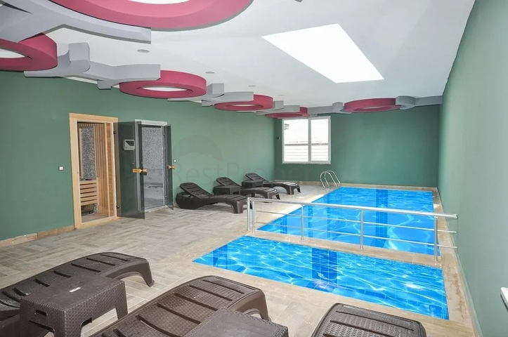 شقة غرفة وصالة -مؤثثة - ضمن مجمع سكني جديد - في مهموتلار / الانيا 