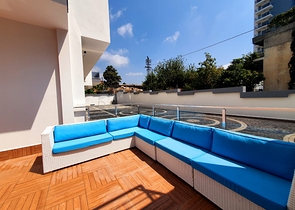 شقة غرفة وصالة -مؤثثة - ضمن مجمع سكني جديد - في مهموتلار / الانيا 