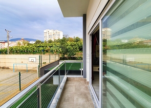 شقة غرفة وصالة -مؤثثة - ضمن مجمع سكني جديد - في مهموتلار / الانيا 