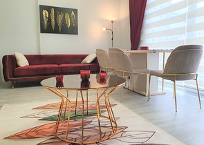 شقة غرفة وصالة -مؤثثة - ضمن مجمع سكني جديد - في مهموتلار / الانيا 