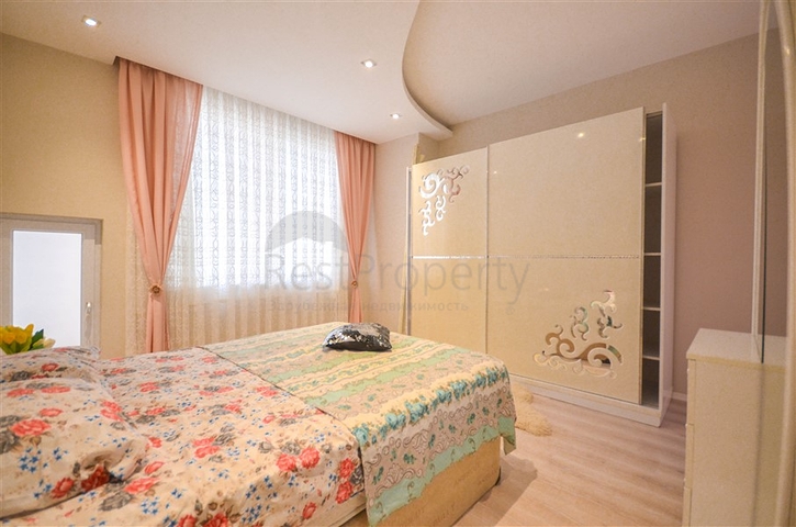 شقة 3 غرف وصالة - مطبخ منفصل - مؤثثة - في مهموتلار / الانيا 