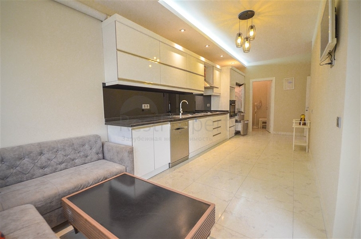 شقة 3 غرف وصالة - مطبخ منفصل - مؤثثة - في مهموتلار / الانيا 