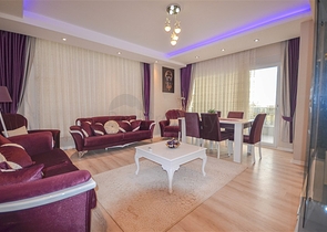 شقة 3 غرف وصالة - مطبخ منفصل - مؤثثة - في مهموتلار / الانيا 