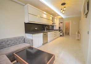 شقة 3 غرف وصالة - مطبخ منفصل - مؤثثة - في مهموتلار / الانيا 