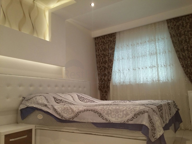 على مسافة 100 م من البحر - شقة 2 غرفة وصالة -مفروشة - في مهموتلار / الانيا 