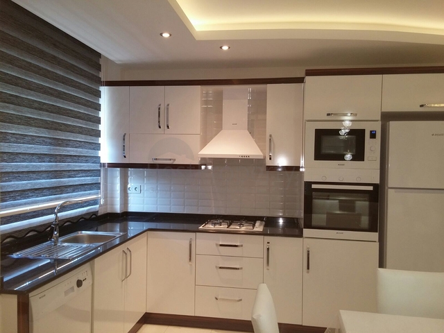 على مسافة 100 م من البحر - شقة 2 غرفة وصالة -مفروشة - في مهموتلار / الانيا 