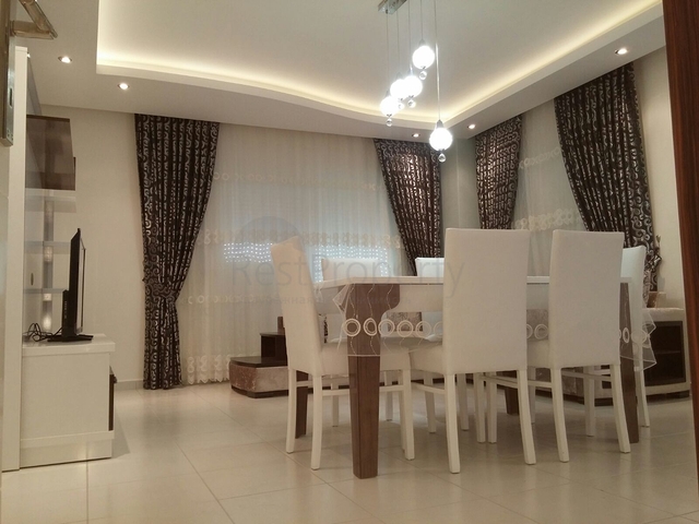 على مسافة 100 م من البحر - شقة 2 غرفة وصالة -مفروشة - في مهموتلار / الانيا 