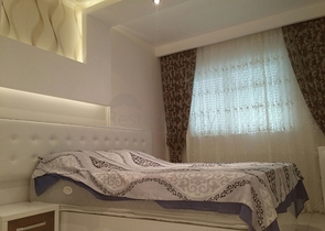 على مسافة 100 م من البحر - شقة 2 غرفة وصالة -مفروشة - في مهموتلار / الانيا 