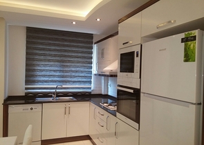 على مسافة 100 م من البحر - شقة 2 غرفة وصالة -مفروشة - في مهموتلار / الانيا 