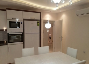 على مسافة 100 م من البحر - شقة 2 غرفة وصالة -مفروشة - في مهموتلار / الانيا 