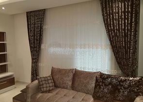 على مسافة 100 م من البحر - شقة 2 غرفة وصالة -مفروشة - في مهموتلار / الانيا 