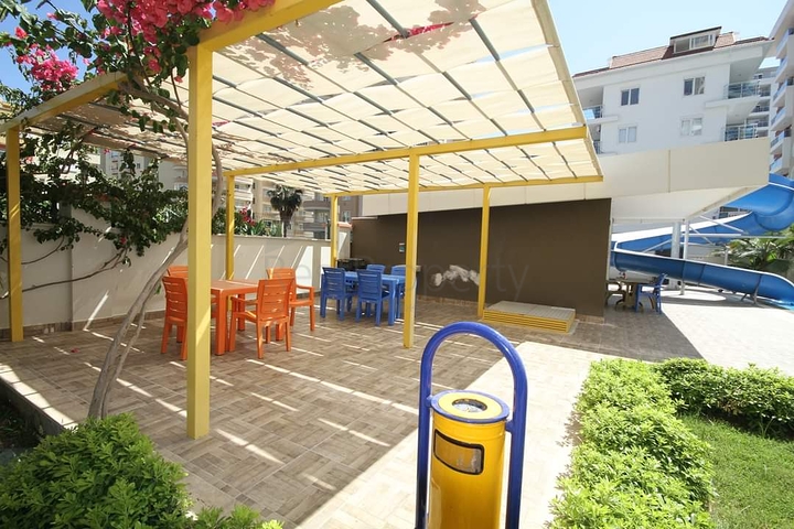 مجمع 5 نجوم - شقة مؤثثة غرفتين وصالة - في مهموتلار / الانيا 