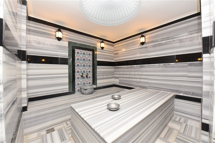 شقة 2 غرفة وصالة - ضمن مجمع باطلالة ساحرة على البحر - في كوناكليه / الانيا 