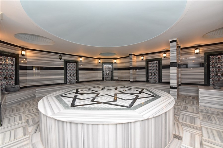 شقة 2 غرفة وصالة - ضمن مجمع باطلالة ساحرة على البحر - في كوناكليه / الانيا 