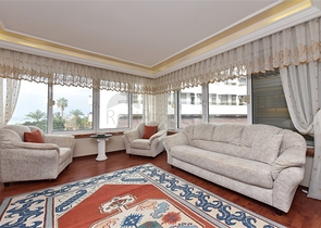 اطلالة بحر - دوبلكس 3 غرف وصالة - في مهموتلار / الانيا