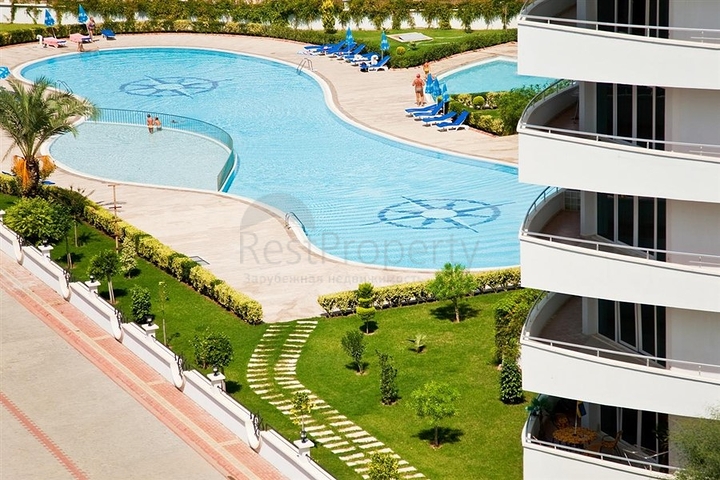 ضمن مجمع بخدمات ممتازة - شقق من تصميم 1+2 - مفروشة - في مهموتلار / الانيا 