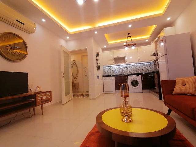 منزل بتصميم انيق - ضمن مجمع سكني - غرفة وصالة - في مهموتلار / الانيا 