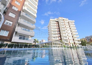 منزل بتصميم انيق - ضمن مجمع سكني - غرفة وصالة - في مهموتلار / الانيا 