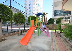 شقة انيقة - على مسافة 100م من البحر - تصميم 2 غرفة وصالة - في مهموتلار / الانيا