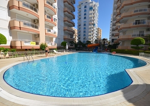 شقة انيقة - على مسافة 100م من البحر - تصميم 2 غرفة وصالة - في مهموتلار / الانيا