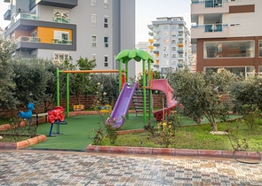 ضمن مجمع سكني متكامل - شقة 2 غرفة وصالة - في مهموتلار / الانيا 