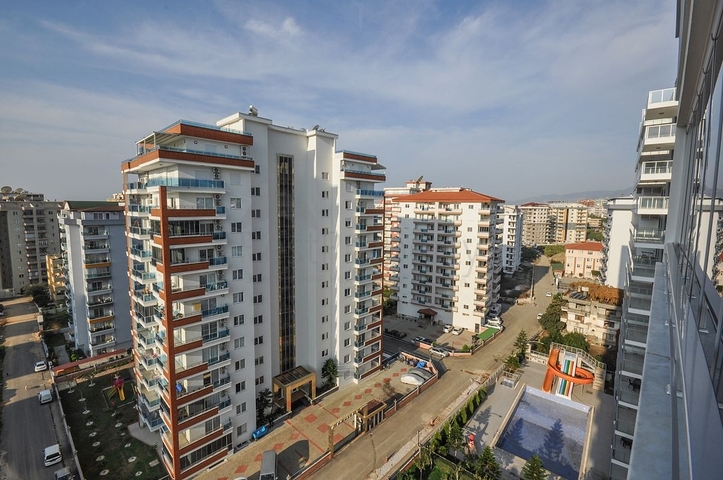 طابق مرتفع - شقة مؤثثة - غرفة وصالة - في مهموتلار / الانيا 