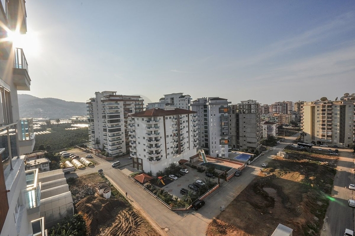 طابق مرتفع - شقة مؤثثة - غرفة وصالة - في مهموتلار / الانيا 