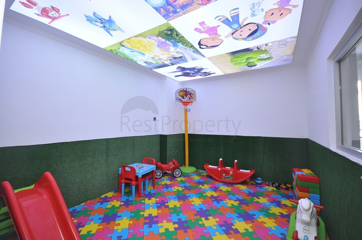 طابق مرتفع - شقة مؤثثة - غرفة وصالة - في مهموتلار / الانيا 