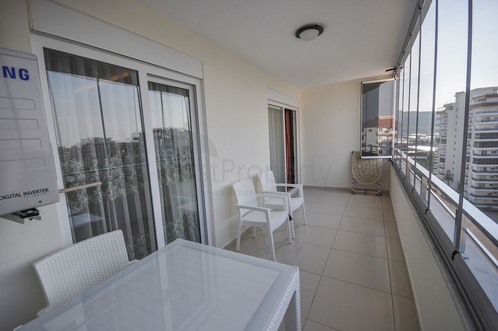 طابق مرتفع - شقة مؤثثة - غرفة وصالة - في مهموتلار / الانيا 