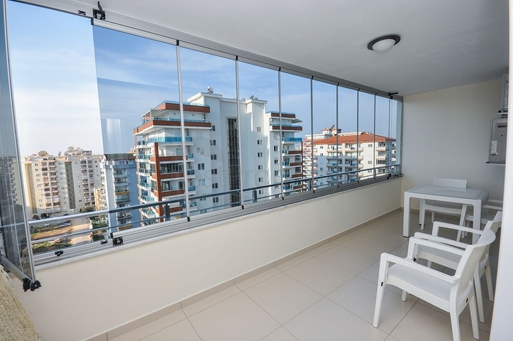 طابق مرتفع - شقة مؤثثة - غرفة وصالة - في مهموتلار / الانيا 