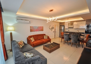 طابق مرتفع - شقة مؤثثة - غرفة وصالة - في مهموتلار / الانيا 