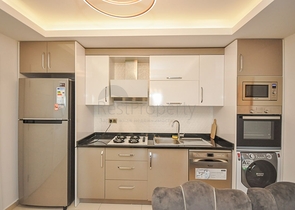 طابق مرتفع - شقة مؤثثة - غرفة وصالة - في مهموتلار / الانيا 