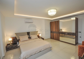 طابق مرتفع - شقة مؤثثة - غرفة وصالة - في مهموتلار / الانيا 