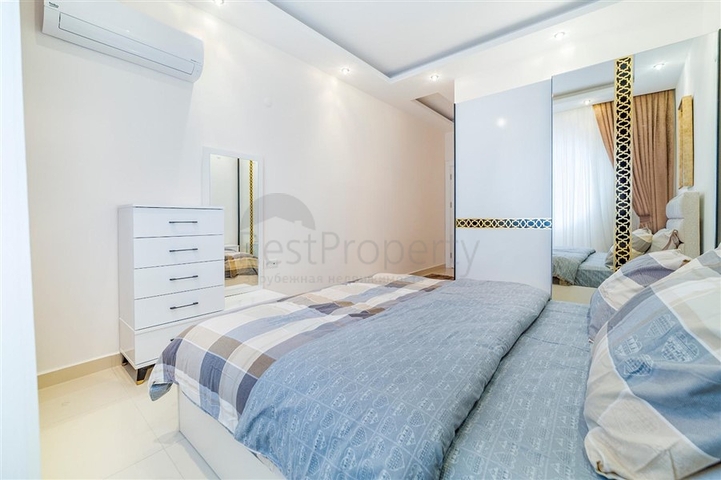 دوبلكس رائعة - مجمع سكني حديث - تصميم 1+4  في مهموتلار / الانيا 